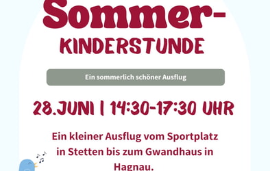 Kinderstundennachmittag