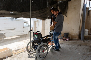 Sali, eine Patientin im Kinderkrankenhaus in Bethlehem