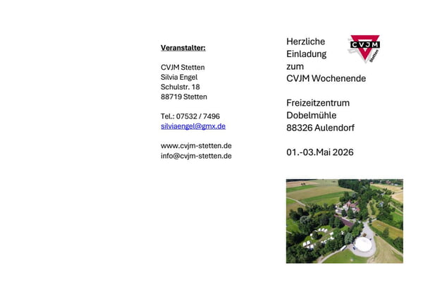 CVJM-Wochenende 2026